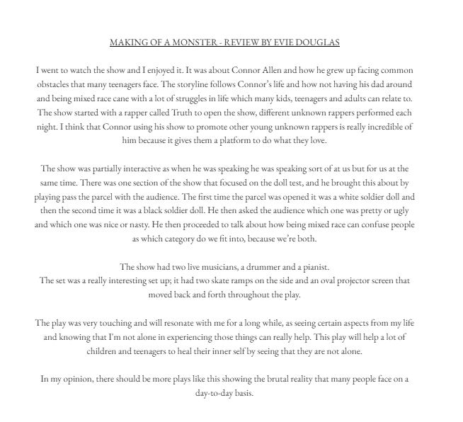 Llanwern High School on Twitter "Evie Douglas, Y10 won two tickets to