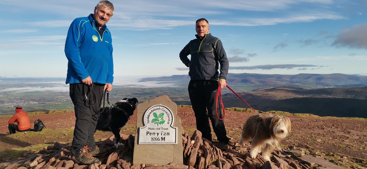 60+ Pen y Fan. 2 years ago John had a Cardiac Arrest and was in a coma for a month. It's been a long journey but today he achieved something he never thought was possible. #outdoors #NeverGiveUp #healthylifestyle #cardiacrecovery