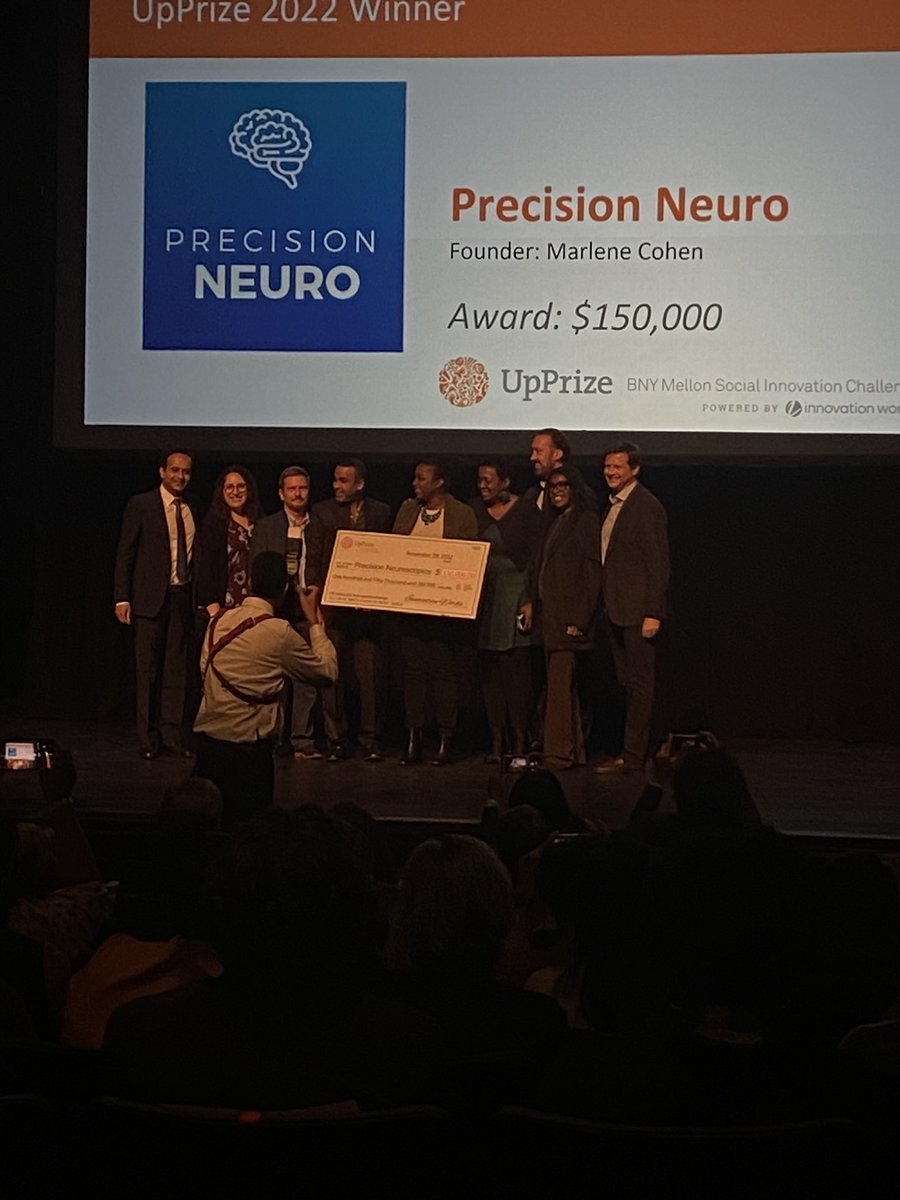 loucamerlengo's tweet image. Congratulations @Precision_Neuro @MeerkatVillage  @MakeitHomeSafe1 and all the @BNYMellon/@iwpgh @upprize finalists on your awards last evening! Thank you for making the world a better place.  #UpPrize2022 #UpPrize #SocialInnovation