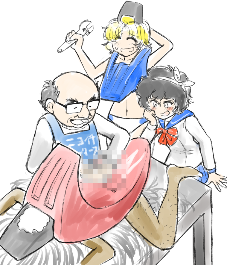 #今月描いた絵を晒そう
このへんは清書して冬コミ本の挿絵になります。 