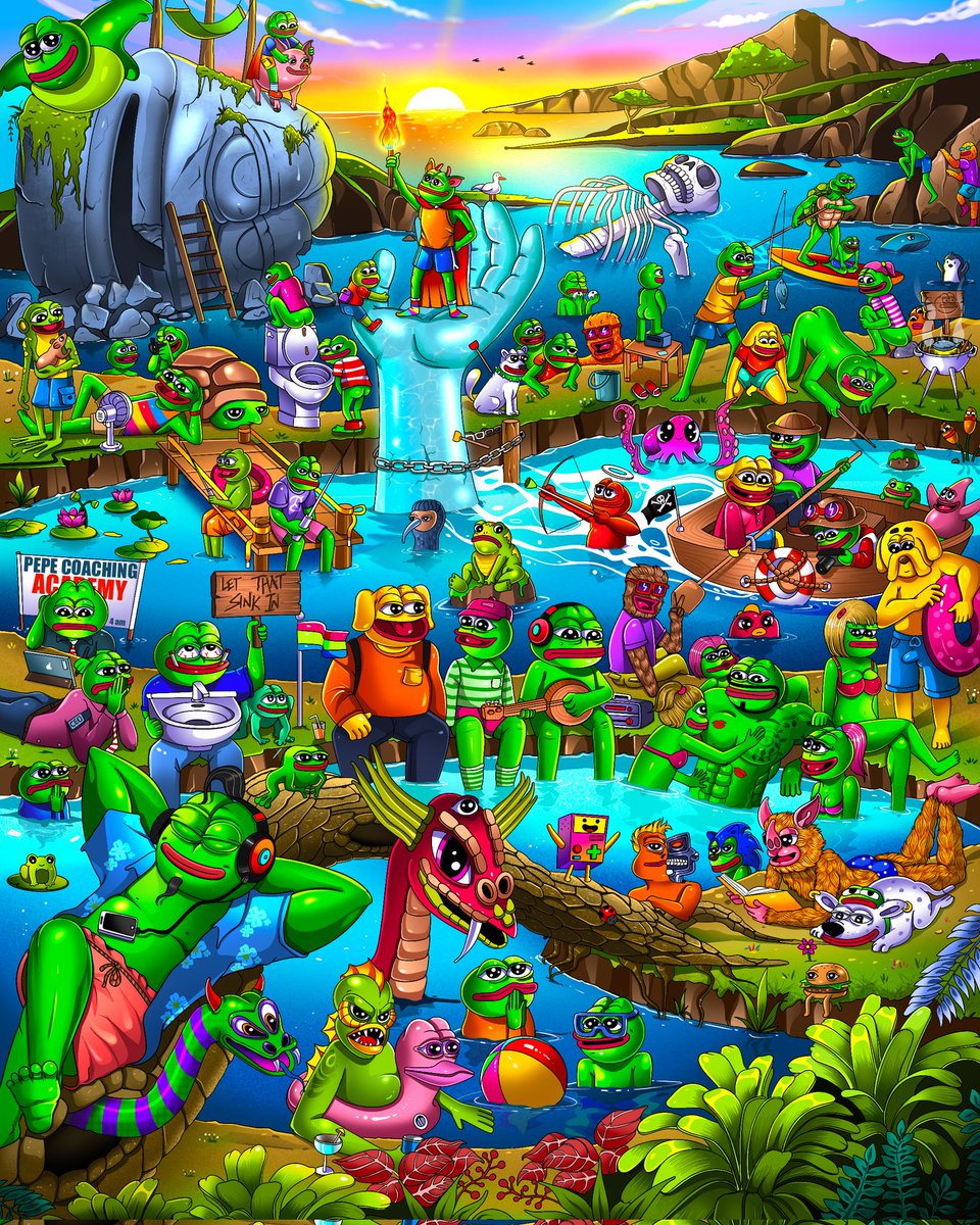 way2artz's tweet photo. THE PEPE ISLAND 🏝️🐸✨🌻

New drop, finally after 109 hr its done hope you all liked it and RT if possible 😊❤️
Have a nice day 💯
@jaggedsoft @jaggedVIP

Artwork link👇
https://t.co/h6K8yGqRTS https://t.co/FEVzX6FvWp