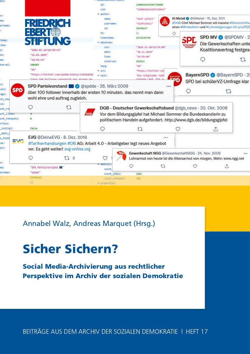 iRights.info 🦣 @irightsinfo@mastodon.social (@irightsinfo) on Twitter photo Neu erschienen 2): Wie lassen sich Social Media adäquat archivieren? Wie sehen die rechtlichen Rahmenbedingungen dafür aus? <a href="/fabianrack/">Fabian Rack</a> & <a href="/PaulKlimpel/">Paul Klimpel</a> analysieren die Rechtslage für Twitter, Facebook und Instagram in einem aktuellen Gutachten für die <a href="/FESonline/">Friedrich-Ebert-Stiftung</a> Neu erschienen 2): Wie lassen sich Social Media adäquat archivieren? Wie sehen die rechtlichen Rahmenbedingungen dafür aus? <a href="/fabianrack/">Fabian Rack</a> & <a href="/PaulKlimpel/">Paul Klimpel</a> analysieren die Rechtslage für Twitter, Facebook und Instagram in einem aktuellen Gutachten für die <a href="/FESonline/">Friedrich-Ebert-Stiftung</a>