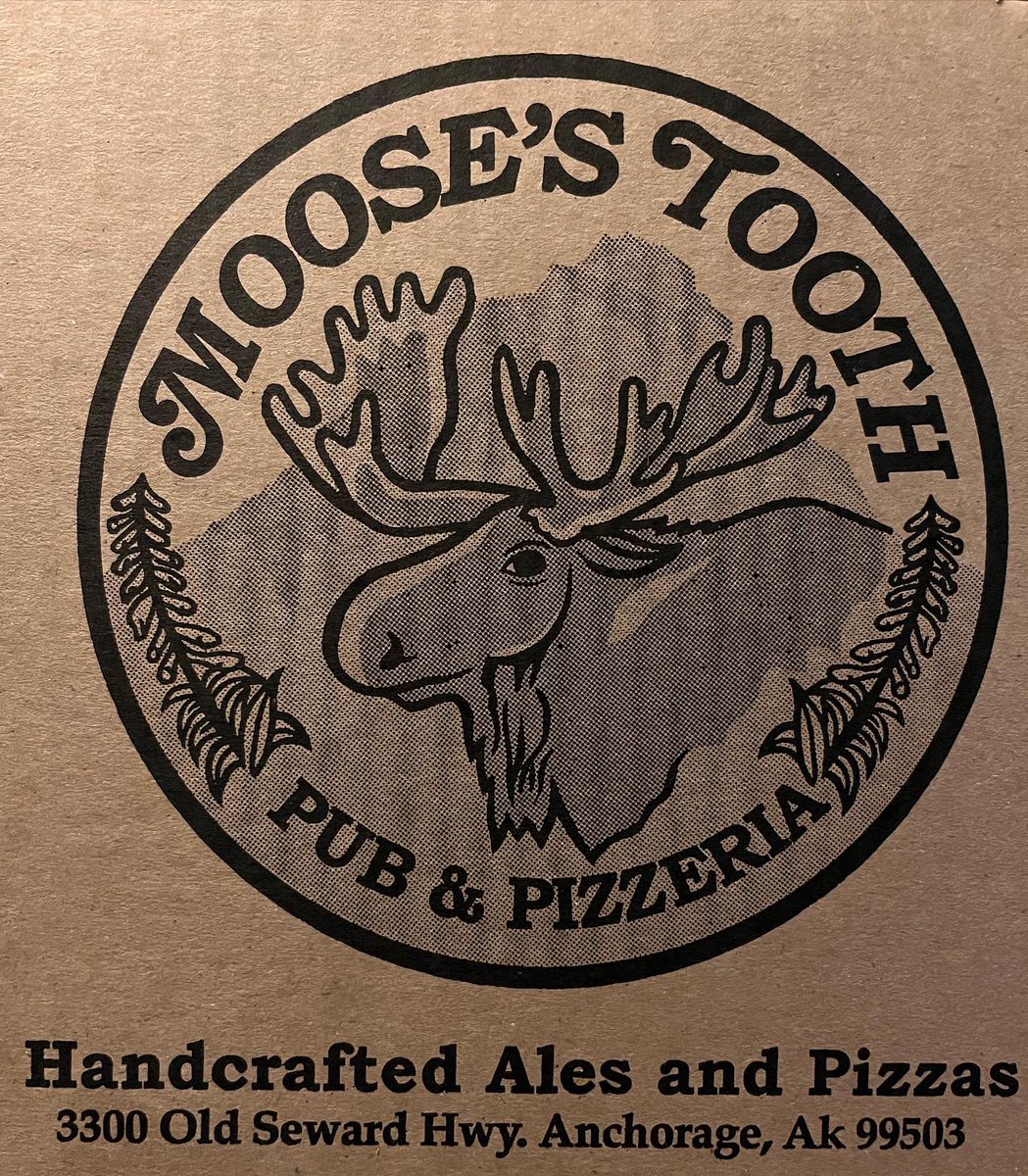 juliesCamp's tweet photo. When your flights delayed 11 hours in Alaska you explore the city and eat pizza and ice cream! #Moosestooth #wildscoops https://t.co/tmgSFRVlah