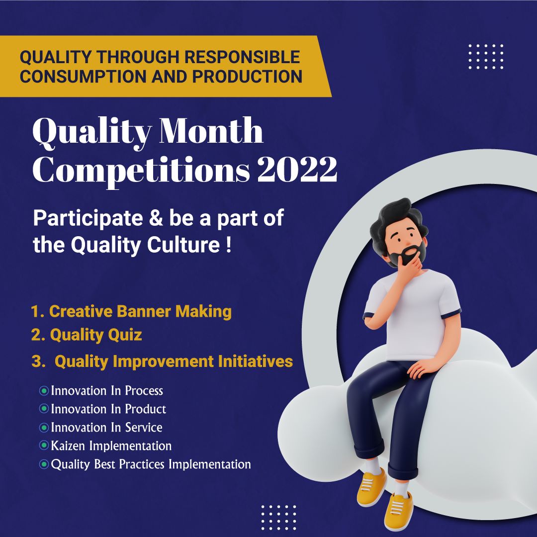 QualityCouncil's tweet photo. Competition is the best form of motivation.
Quality Council of India invites you to participate in the #QualityMonthCompetitions. 
Free participation! 

#QualityMonth #QualityMatters https://t.co/wTSpd9KWpg