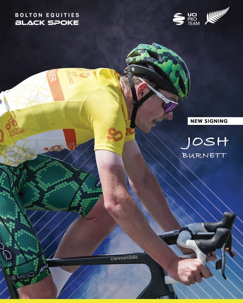 joshburnettnz's tweet image. A dream come true to be turning pro next year with @BlackSpokeNZ can’t wait to get stuck in!