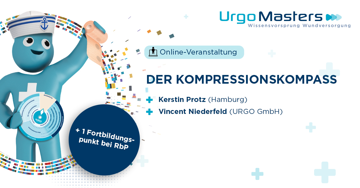 ❗AHOI und willkommen an Bord! Kostenfreies Online-Seminar am 15.12.2022 von 17:30 – 18:30 Uhr zum #Kompressionskompass, einem wichtigen Hilfsinstrument, das Ihnen die Richtung in der #Kompressionstherapie weist. 
Jetzt informieren und anmelden👉 urgo.de/veranstaltunge…