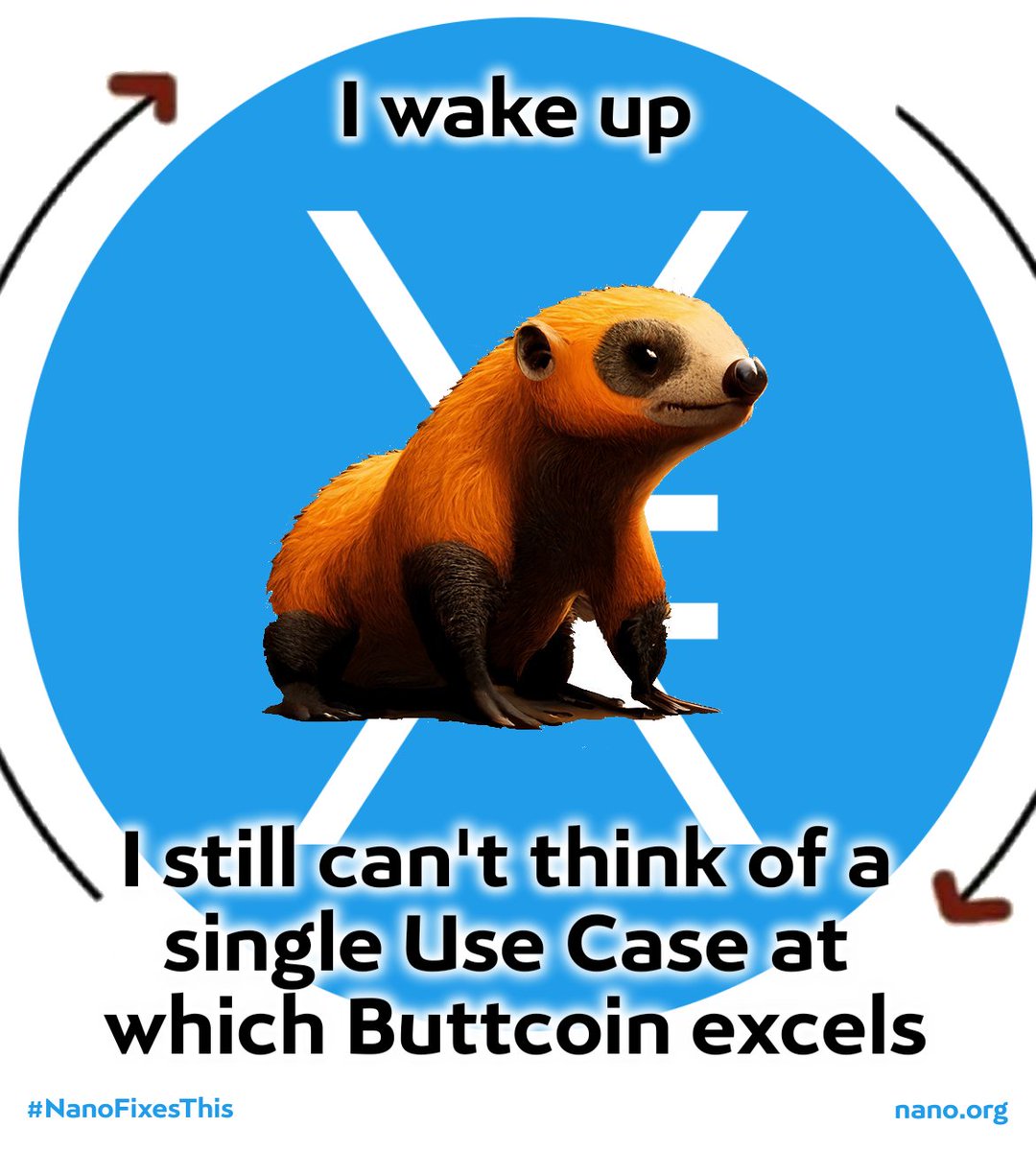 Ghostbanned7's tweet photo. @MemeingBitcoin #Buttception π€£
#NanoIsSuperior #NanoFixesThis #Nano $XNO https://t.co/PTHBahoouO