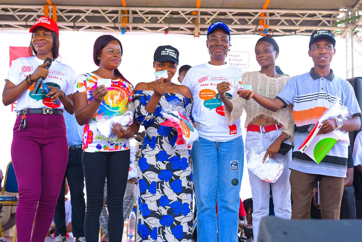 SDN sends big thank you to all the students at Uniport for participating, <a href="/inecnigeria/">INEC Nigeria</a> for their partnership,  <a href="/ActionAidNG/">ActionAid Nigeria</a> and <a href="/FCDOGovUK/">Foreign, Commonwealth & Development Office</a> for their support to enable us work towards an inclusive Rivers State, and build on the #EqualNaija we want to see...(4/4)

#WeYOUPro