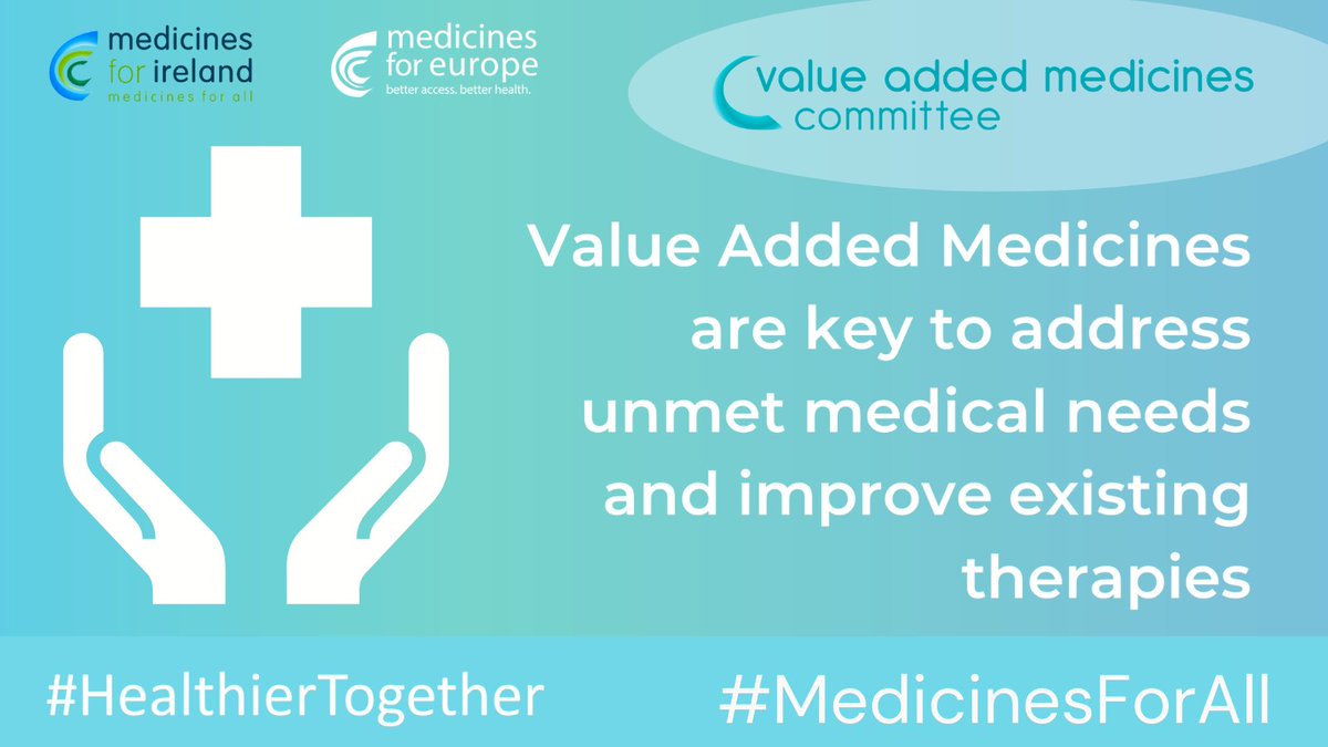 MedicinesForIRL's tweet photo. This week is @medicinesforEU #VAMweek 💊
Value added Medicines are key to address unmet medical needs and improving existing therapies.
#MedicinesforAll #HealthierTogether https://t.co/8fy9Y3Rii7