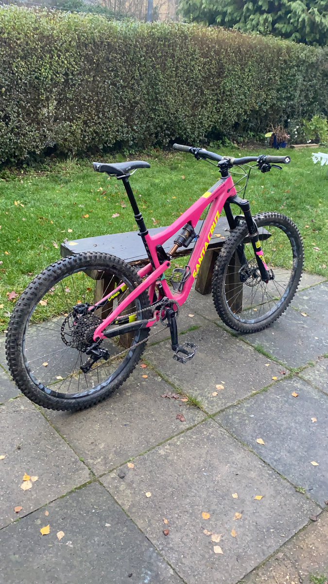MJR_Carpentry's tweet photo. Santa Cruz Bronson for sale. Bikes in great condition. Has had invis frame on from new. Full carbon frame tubeless wheels. Open to sensible offers. https://t.co/yp4AVf1HnA