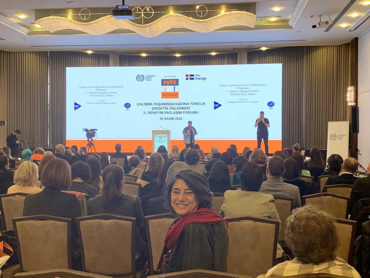 kadinkoalisyonu's tweet photo. ILO - Çalışma Yaşamında Kadına Yönelik Şiddetin Önlenmesi Forumu'ndayız,
Canan Güllü konuşuyor, 'Kadınlar vahşi şekillerde ve hergün artarak öldürülüyor'
@NumanOzcann @SwedenAnkara @ozberkebru1 @tkdf https://t.co/mqlPV5NU5C