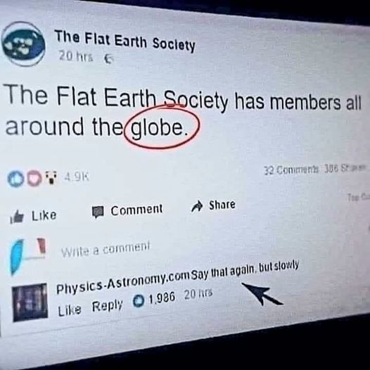 the flat earth society has members all around the globe facebook the flat earth society has members all around the globe facebook