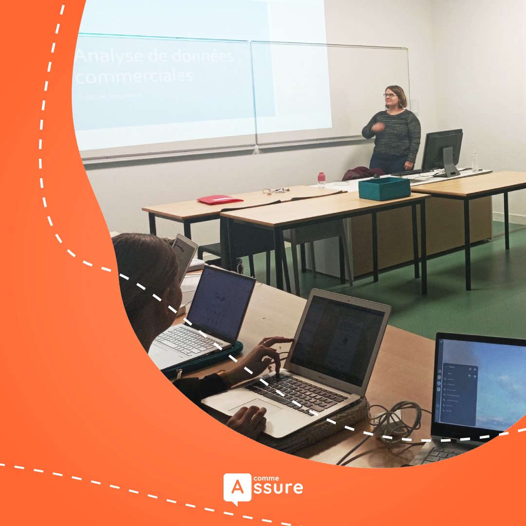 AcommeAssure (@a_comme_assure) on Twitter photo #PartageDeSavoir
Emeline, #DataAnalyst chez nous, intervient sur le module âAnalyse de donnĂ©es commercialesâ auprĂšs d'Ă©tudiants Ă <a href="/Javouhey_Brest/">Groupe Scolaire Javouhey Rive-Droite</a>
Objectif : rendre compte du pouvoir de la #data, notamment au niveau commercial
#womenintech #womenindata #PartageDeSavoir
Emeline, #DataAnalyst chez nous, intervient sur le module âAnalyse de donnĂ©es commercialesâ auprĂšs d'Ă©tudiants Ă <a href="/Javouhey_Brest/">Groupe Scolaire Javouhey Rive-Droite</a>
Objectif : rendre compte du pouvoir de la #data, notamment au niveau commercial
#womenintech #womenindata