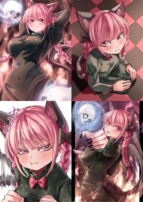 お燐ちゃん〜🐈‍⬛
#今月描いた絵を晒そう 