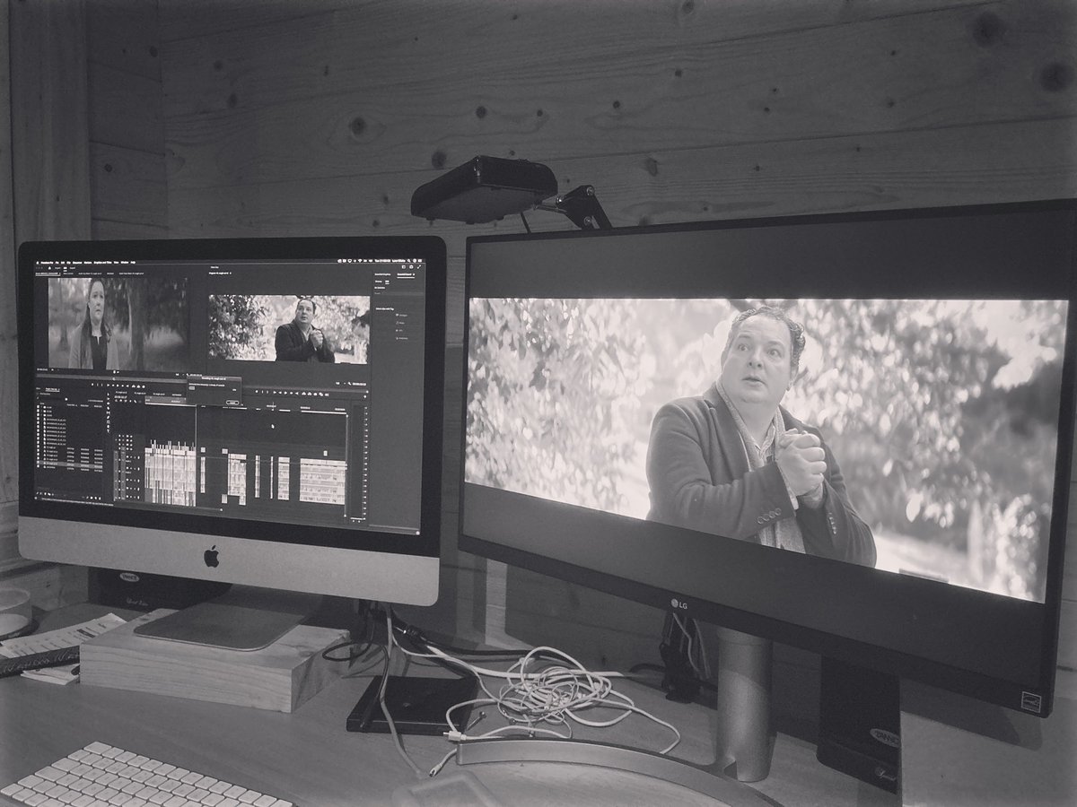 ADBarker's tweet photo. Rough cut of HERE LIES… is done. Phew. It’s been a tricky one. Once it’s locked it’ll be onto sound design and music. Aiming to have it done by the end of Jan, all being well. Onwards!
#shortfilm #postproduction #editing #sounddesign #composer #music #supportindiefilm #gomake https://t.co/ehypwHfDb9