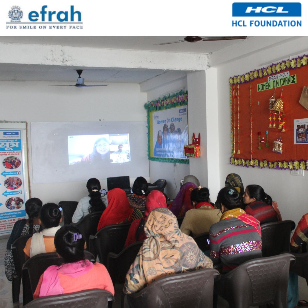 Beneficiaries and staff of EFRAH India joined the live screening of Shilp Charcha on Social Media Marketing at EFRAH's office hosted by HCLF Academy.

#nonprofit #donate #love #fundraising #community #support #help #volunteer #giveback #covid #donation #fundraiser #ngo