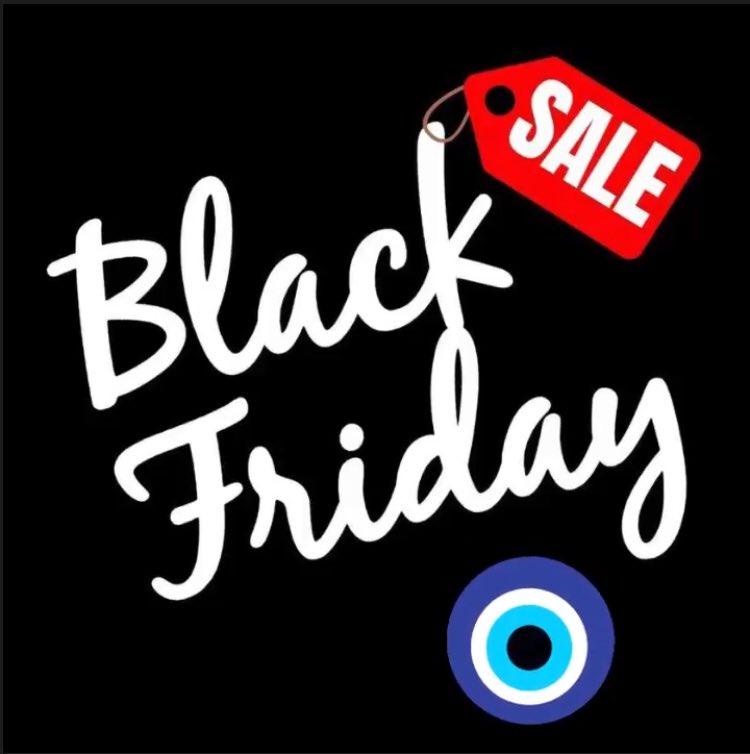 The Evil Eye Company · 🧿🧿 LAST CHANCE!! BLACK FRIDAY SALE ends midnight tonight - Up to 50% off selected items 🧿🧿 - 

theevileyecompany.co.uk

<a href="/TheEvilEyeCo/">The Evil Eye Company</a> 
<a href="/Nextdoor/">Nextdoor</a> 

#BlackFriday 
#blackfridaysale 

nextdoor.co.uk/post/175922133…