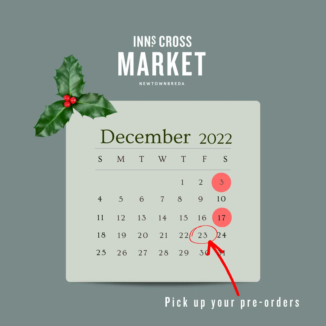 Back <a href="/InnsCrossMarket/">Inns Cross Market</a> this Saturday for the final time in 2022. Come &amp; get your final Christmas restock sorted...treat  yourself or grab a gift set for great uncle Cliff 🎁🌶️🎄🤩