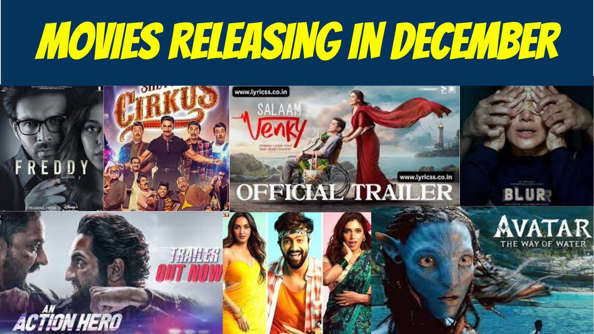 All Movies Releasing in December 2022 | December Month Movie Release Update on OTT and Cinemas

#moviesonott #bollywood #bindaasreviews #movieupdates #december2022 #moviereleasedate #upcomingmovies