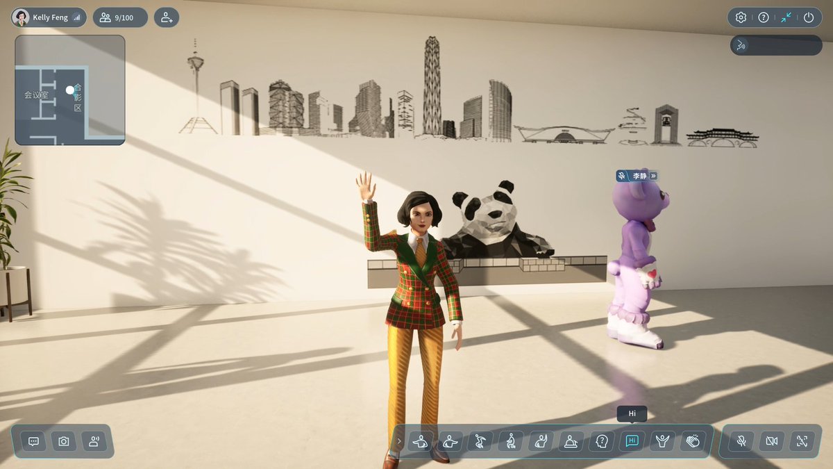 51WORLD_HQ's tweet photo. PANDA CITY TOUR IN 51MEET METAVERSE.
RSVP: https://t.co/p4eqmFiqNE.
E: pr-intl@51aes.com
W: https://t.co/UkoPXMkGg6
#metaverse #digitaltwins #web3 #onlineevents #3dvisualization #interactivemeeting #creativemarketing #creativesales #creativedesign #virtualvenue #virtualoffice https://t.co/D53huEbnzN