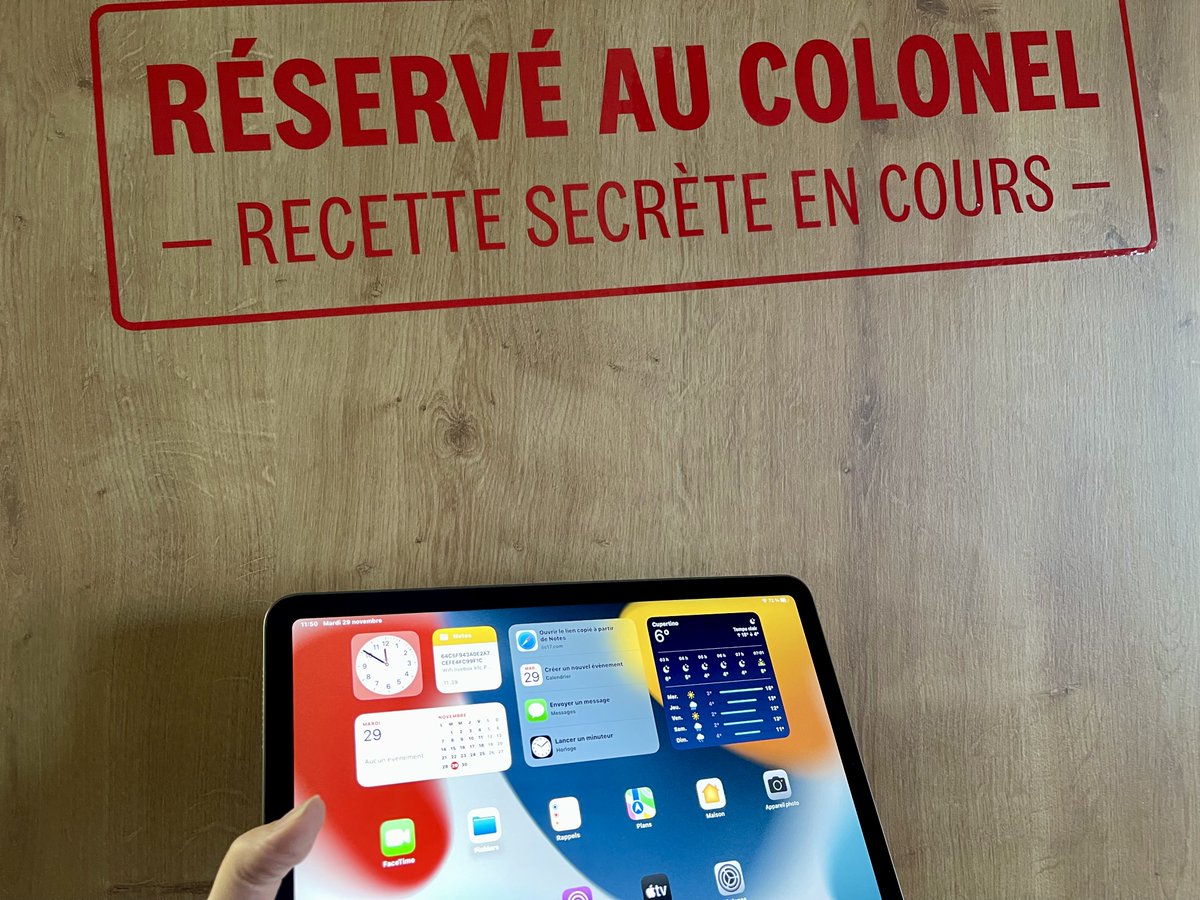 Nous sommes en installation de nos petits iPad  😉
Mais savez vous où ? 🤫
Bonne journée 😘
#Install #ipadair #developpement