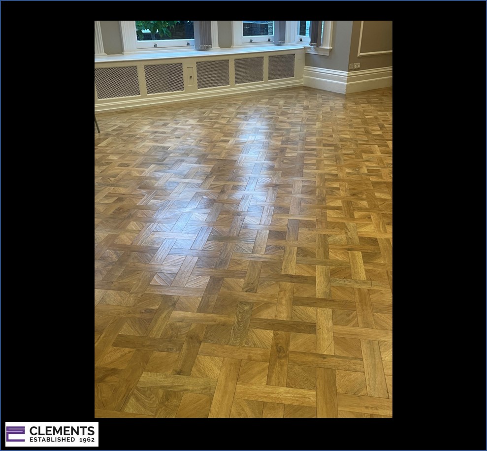 Clements08's tweet image. A stunning floor at a listed building in London completed for our client 
Arnold House School.

#basketweave #basketweaveflooring #luxuryvinyl #luxuryviynlflooring #clements #clementsshopfit