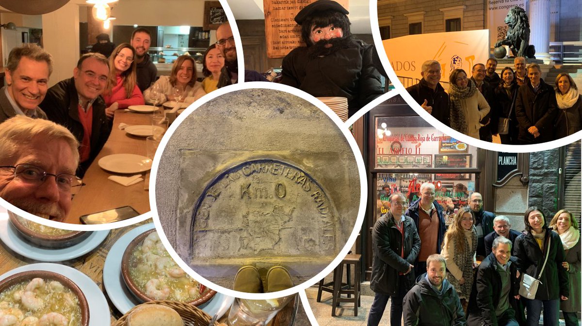 So nice to be able to spend some time together after a long day of #OSM TECH sessions.. Thanks <a href="/garciadeblas/">Gerardo García</a>  for the Tapas Tour in Madrid, missing all those #OSMers who could not make it this time