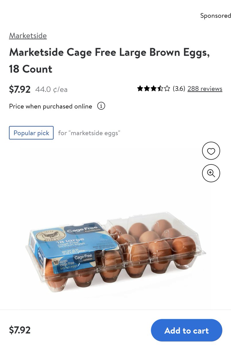 JoshNewYorkCity's tweet photo. Seriously @Walmart, why the egg prices are so high? #Pricegougingmuch https://t.co/MUUXgPh7LK