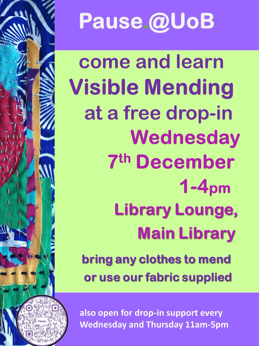 UoBWellbeing's tweet photo. ✨ Pause@UoB would love to invite you to two upcoming events over the next couple of weeks! 👖 🧵 https://t.co/909ULiFNFg