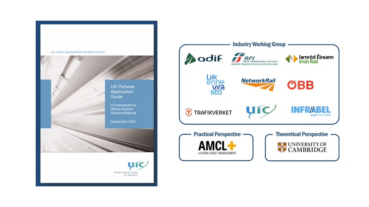 We are excited to kick-start the <a href="/uic/">UIC railways</a> project for developing a value framework to enable whole-system decision-making for the #railway industry. <a href="/IfMCambridge/">Institute for Manufacturing (IfM)</a> @CSIC_IKC <a href="/AjithParlikad/">Ajith Parlikad</a> <a href="/amanuel_herrera/">Manuel Herrera</a> #Transport