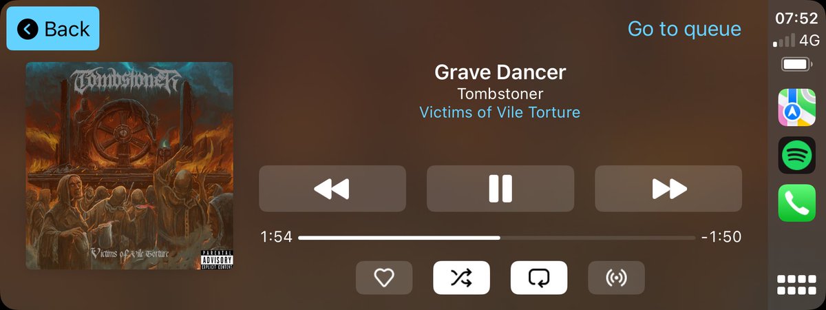 R4tser's tweet image. Wednesday drive to work tunes. 🤘🤓🤘
#Castrator
@Revocation 
@200StabWounds 
#Tombstoner