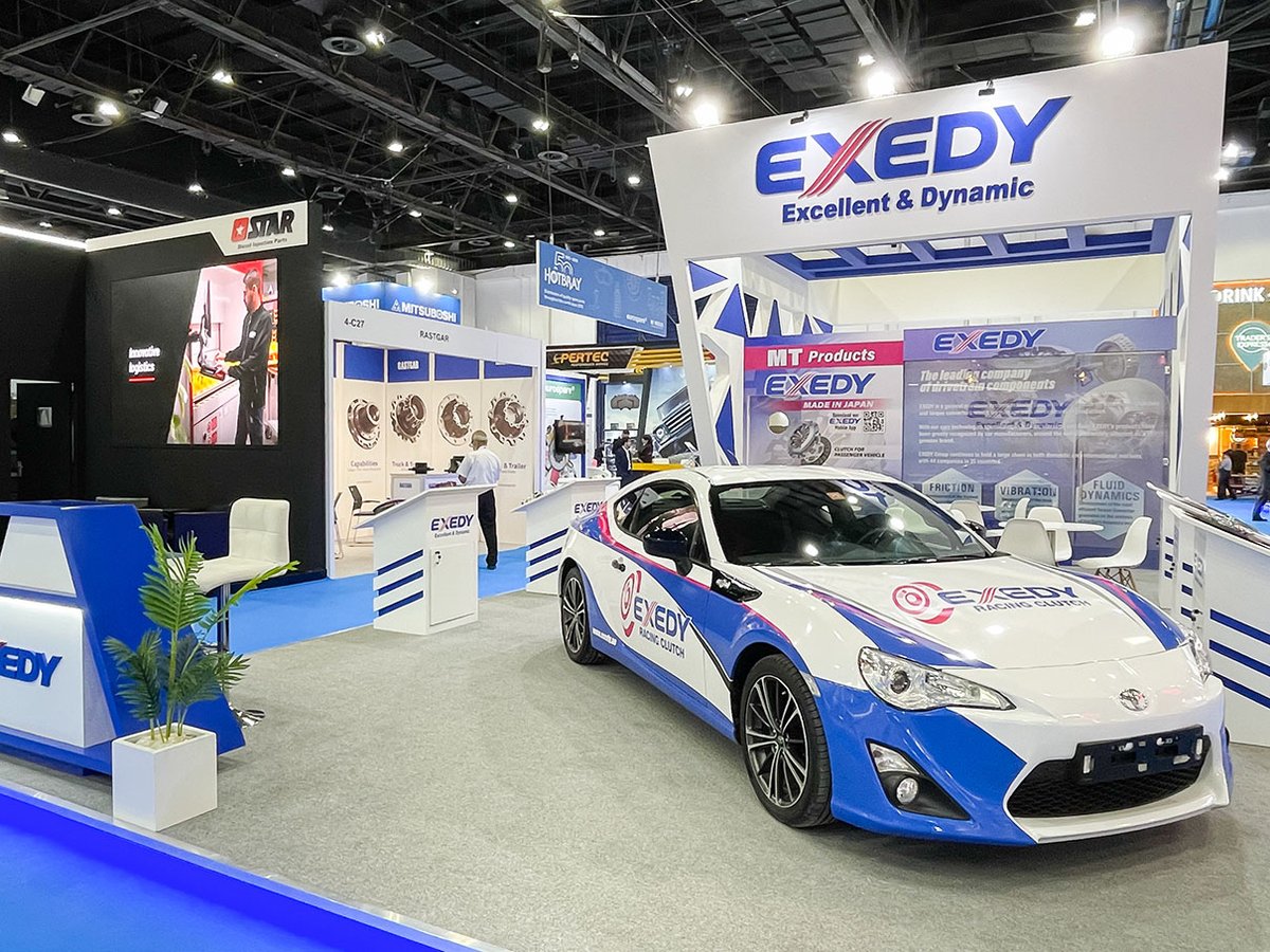 exhibitv3's tweet photo. The #exhibtionstand that we #built for @exedy at @automechanika_ 2022 #dubai in @DWTCOfficial 
#dwtcevents #dubaievents #exhibitions #automotive #middleeast #middleeastexhibitions #networking  #cars  #racecars #performance #racing #construction #standbuilder #standbuilders https://t.co/d7dmCpPm0m