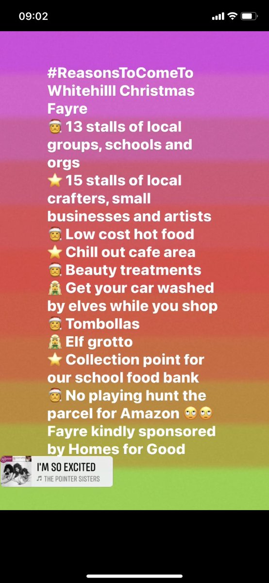 So many reasons to come to our Christmas fayre on Saturday!! 
<a href="/MsJDonaldson/">Jo Donaldson</a> <a href="/MsAndersonDHT/">Ms Anderson</a> <a href="/BlairBraverman/">Blair Braverman</a> <a href="/JamieMcM99/">Jamie McMillan</a> <a href="/WhitehillPantry/">Whitehill Secondary School Pantry</a> <a href="/WhitehillSec/">Whitehill Secondary</a>  <a href="/FootballAcadWSS/">Whitehill Secondary School Football Academy</a>  <a href="/whitehill_HE/">Whitehill Health, Food & Technology</a>  @WSSBgeGroup <a href="/WHteamsocial/">Whitehill #TeamSocial, RMPS & Wider Achievement</a> <a href="/whitehillbuscom/">Whitehill - Business Education & Computing Science</a>