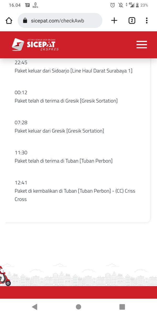 MotiPeacemaker's tweet photo. @sicepat_ekspres urgeng banget paketnya malah kesasar. Gimana dong ini https://t.co/Ghwyz4oLjy