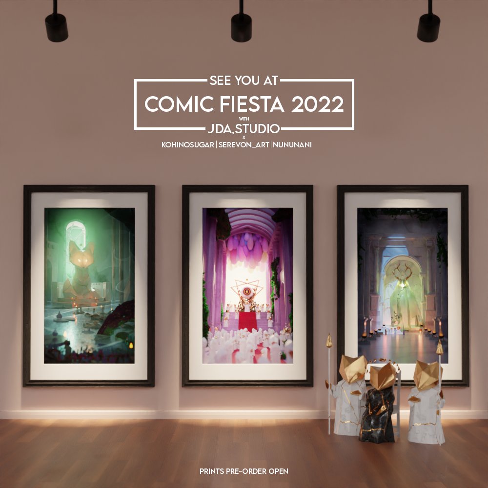 JDA_studio's tweet photo. These prints are now up for pre-order for anything bigger than A4 to A2. Drop me a DM!

Ofcourse, these prints will be available on site as well. Albeit smaller sized :) 
.
.
.
.
. 
#comicfiesta #comicfiesta2022 #Artist #cool #beautiful https://t.co/KelJX73Eyw