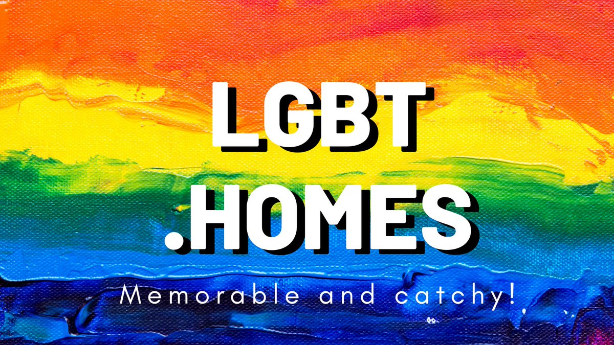 Lgbt.homes for sale on sedo/dan!
Memorable and catchy!
Best suited for use in the social affairs
For example
LGBT info

#domainsforsale <a href="/sedo/">Sedo</a> #LGBT  #domains #lgbthome #websites #blogger #onlinebusiness #seo #MarketingStrategy #web3 #infosecurity #lgbtlove #business