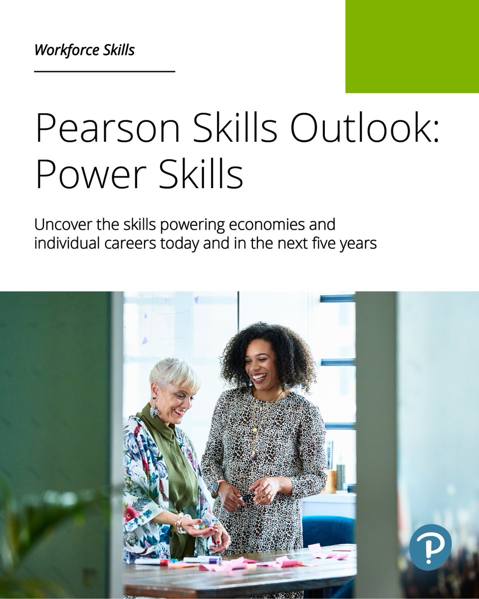 📣 Today we’re launching our new #PearsonSkillsOutlook, which identifies the top power #skills for today and tomorrow’s workforce. And guess what? Building & refining ‘human’ attributes will help your employees thrive. Discover the skills employees need: spr.ly/6016MCUNo