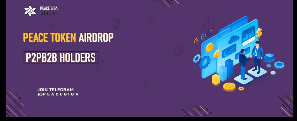 Peace Token | Phase 2 Presale (@peace_giga) on Twitter photo 🤩 Peace #Airdrop
🎁 Get $PET
To enter:↩️
✅Follow <a href="/peace_Giga/">Peace Token | Phase 2 Presale</a>
💙Like, RT & Tag 3 friends
✅Join TG
t.me/peacegiga
✅Fill in the form: forms.gle/ScGtrE3ccChdqS…
🚨Ends in Dec 4, 5 AM(UTC)
#peacegiga #PET #BTC #airdrop #nft #P2PB2B #bnb #crypto #eth #meta 🤩 Peace #Airdrop
🎁 Get $PET
To enter:↩️
✅Follow <a href="/peace_Giga/">Peace Token | Phase 2 Presale</a>
💙Like, RT & Tag 3 friends
✅Join TG
t.me/peacegiga
✅Fill in the form: forms.gle/ScGtrE3ccChdqS…
🚨Ends in Dec 4, 5 AM(UTC)
#peacegiga #PET #BTC #airdrop #nft #P2PB2B #bnb #crypto #eth #meta