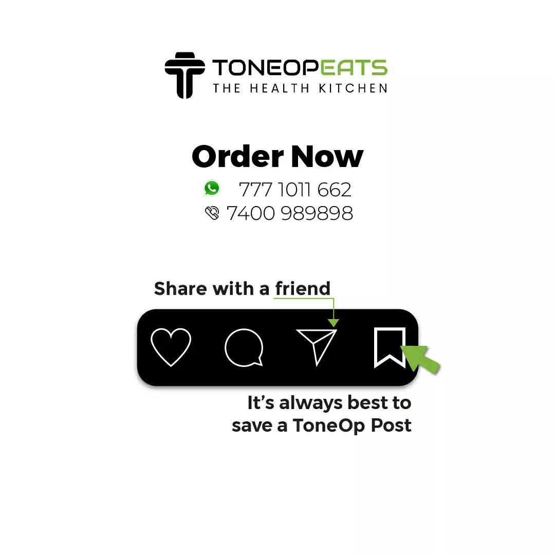 OfficialToneOp's tweet photo. Order Now! Call us at WhatsApp us at: 777-1011-662 / 7400989898
#ToneOp #ToneOpEats #fitness #healthyliving #healthymeals #diet #healthykitchen #meals #CuratedMenu #foodie #food #healthyfood #salads #grills #smoothie #smoothiebowl #coldpressedjuice #proteins https://t.co/q6EKctBn0K