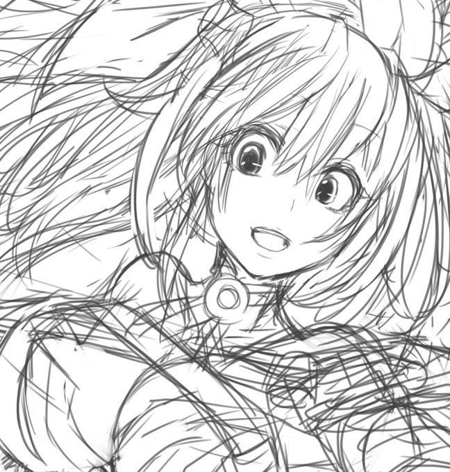 wip
ラフの時の良さを保ったまま仕上げられるようになりたい 