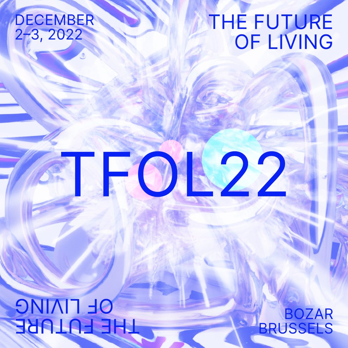 The 2nd edition of the TFOL conference is approaching! Join us at <a href="/BozarBrussels/">BozarBrussels</a>  2–3 December 2022 for two days of – working with – and talking about artificial intelligence and its future. 

🔗Visit the THEFUTUREOFLIVING.EU website for more info

#TFOL22 #thefutureofliving