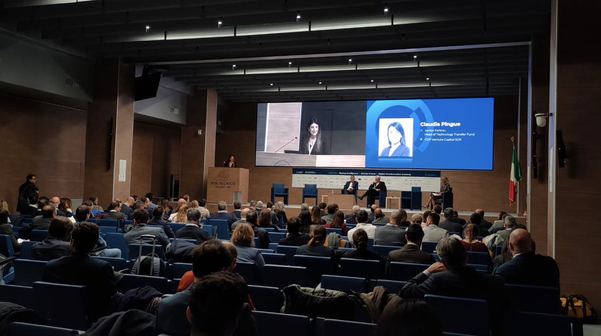 Osserv_Digital's tweet image. .@claudia_pingue presenta #Tech4Planet, il secondo polo nazionale di trasferimento tecnologico di #CDPVentureCapital SGR #startupintelligence22 #startuphitech22 #digitaltransformation22