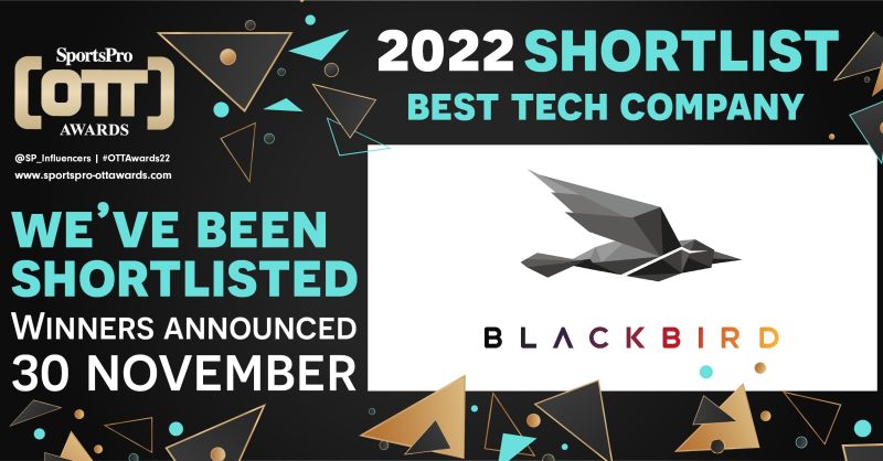 It's awards season and we're thrilled to be in the mix tonight for another major industry accolade: @SportsPro Best Tech Company 2022 Good luck to all the award nominees. #SPOTT22 #cloudediting #cloudnative #videoproduction #sports #BIRD #BBRDF
