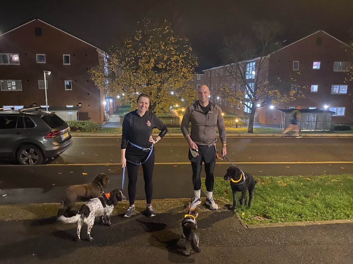 12345 challenge is over halfway.
Dogs are morale at this point! 

Well done all 💪 not long to go now!

gofundme.com/f/12345challen…

#charity #fundraising #oneregiment #racf