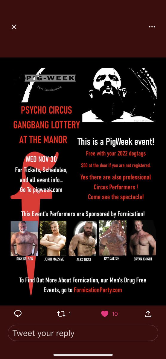 ALEX TIKAS PIG WEEK FLL 11/24 thru 12/4 on Twitter "The BIGGEST