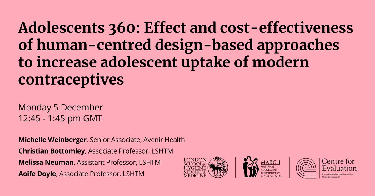 LSHTM Centre for Evaluation tweet media