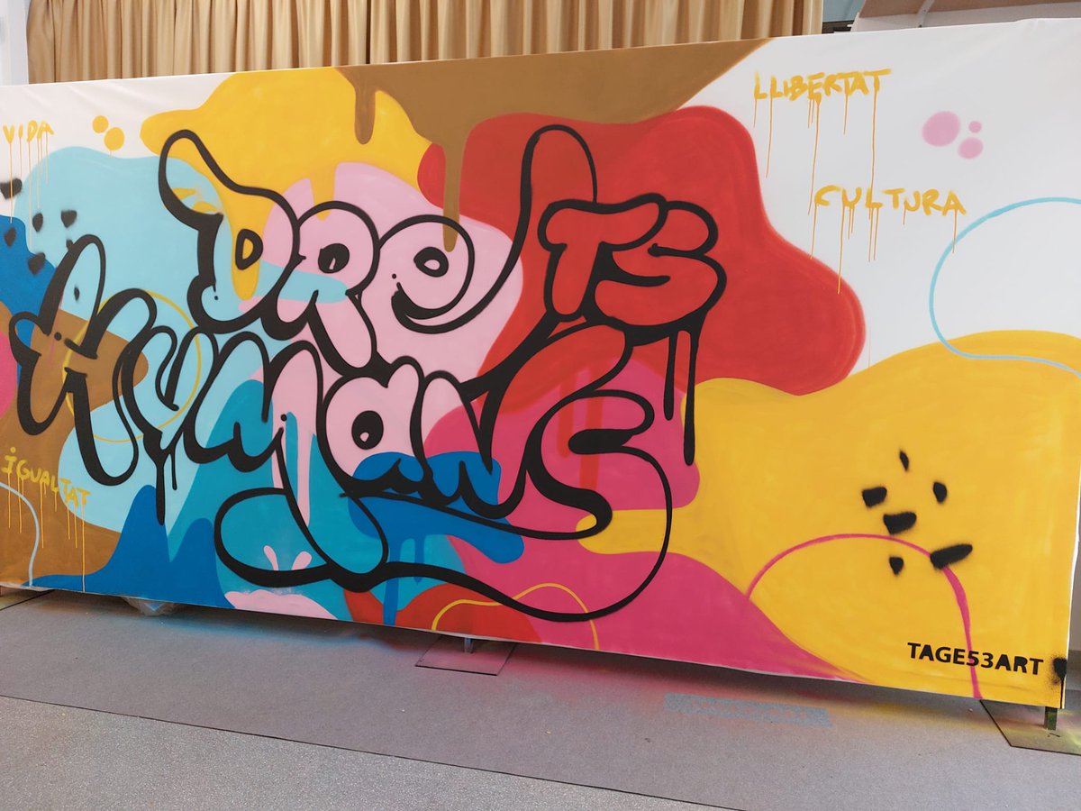 No et perdis l'exposició "Grafits pels #DretsHumans"

👉 Pintats per diferents artistes d'Artefacto
📍 Casal Pere Quart (Rambla, 69)
🗓 Fins al 14 de desembre

🔗Consulta el programa complet d'activitats a: web.sabadell.cat/drets-humans