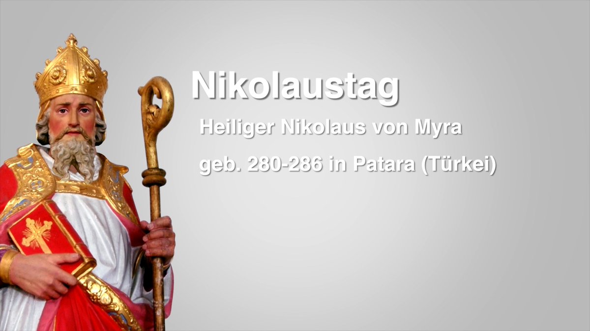 #epdErklärt Warum feiern wir #Nikolaus, mehr bei #epdVideo  u.epd.de/20sf