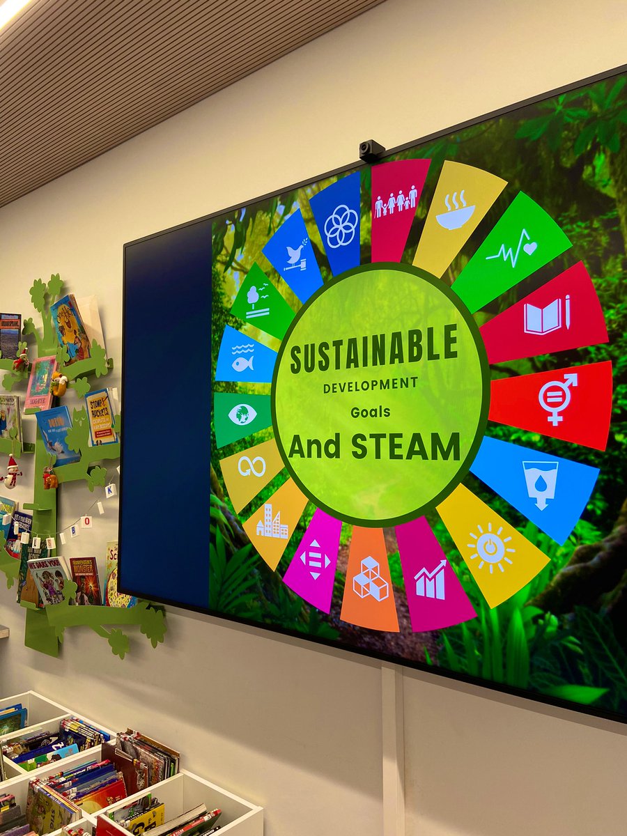 Our Library is continuing its commitment to SDG education by connecting with STEAM week in our lessons. This week our kids are focusing on SDG14 with an experiment  about pollution in our oceans and the story of Inky the Octopus! #SDG14 #LifeBelowWater #BMSInspire