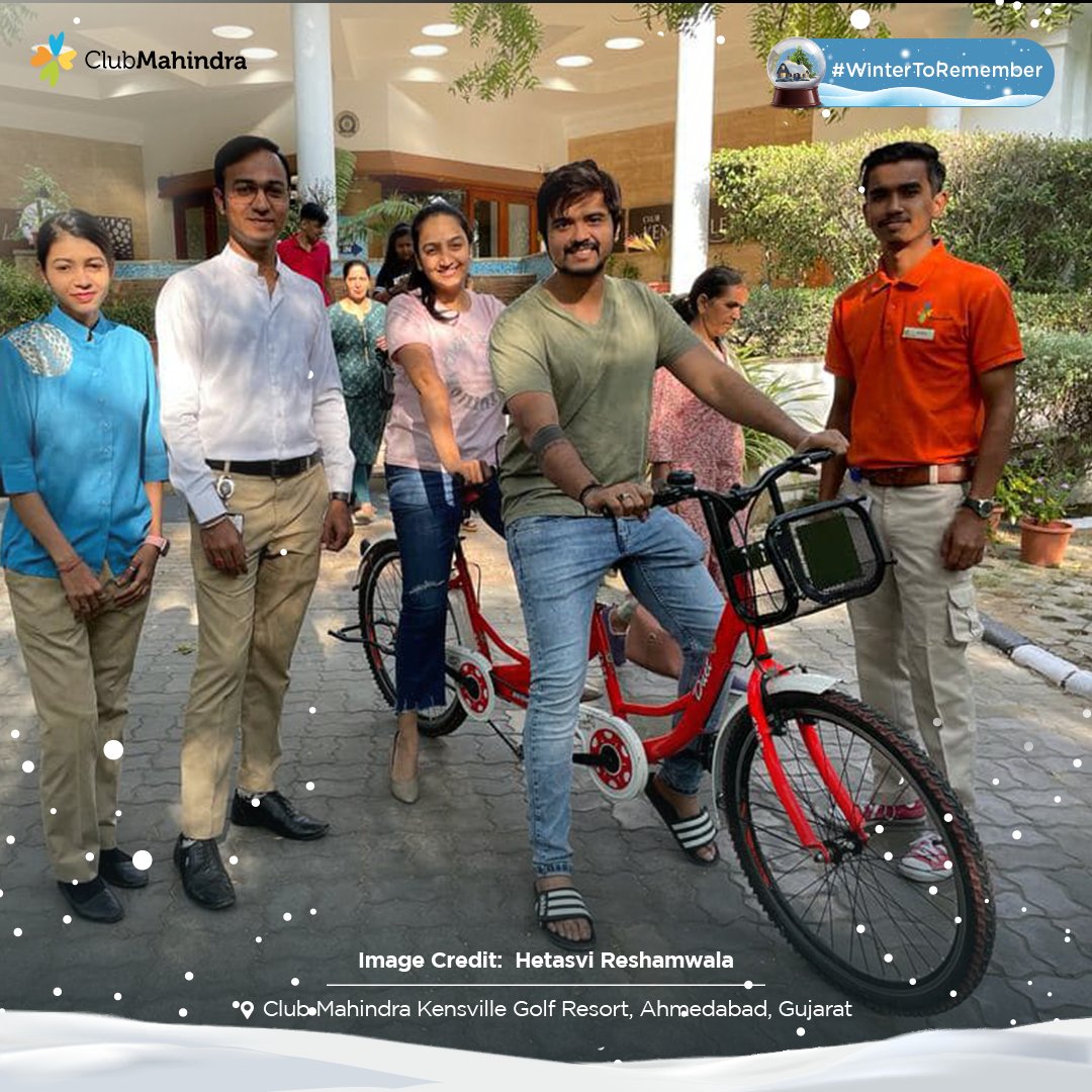 clubmahindra's tweet photo. Bright smiles, priceless times! Find your 'sukoon' this #WinterToRemember at Club Mahindra. Drop a π if you can't wait to visit. https://t.co/PwQ92A0bCc
Hetasvi Reshamwala (Facebook)
Ketul Bhakhar (Facebook)
Vipul Shah (Facebook)
#ClubMahindra #Kensville #Ahmedabad https://t.co/Gq6twQbNu0